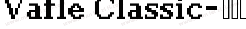 Vafle Classic字体转换